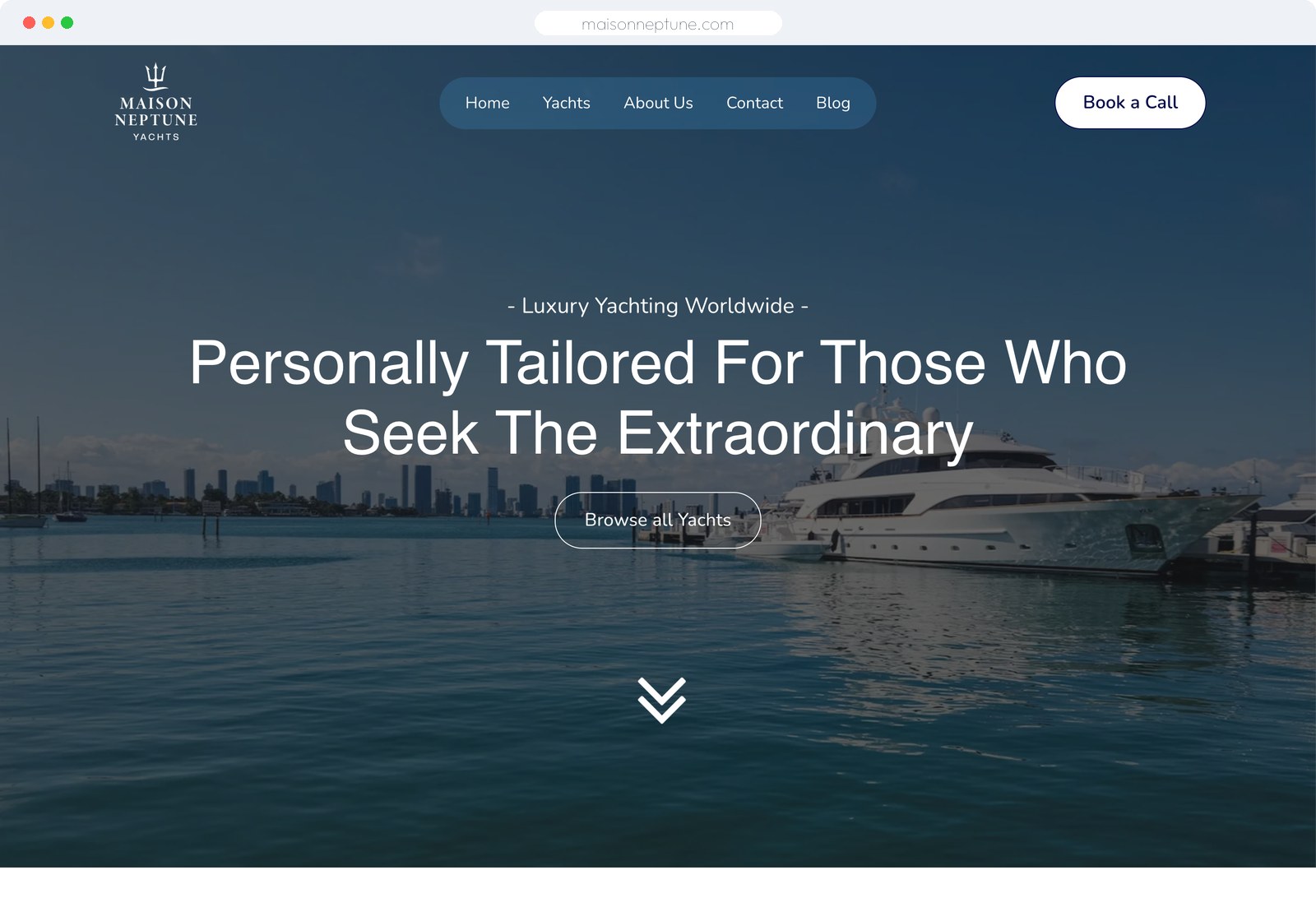 Maison Neptune website built by SketchVolt — maisonneptune.com