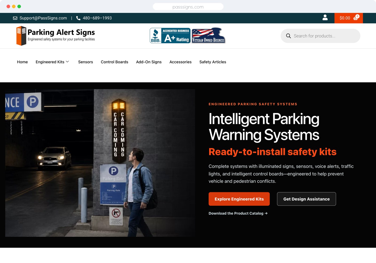PASS Signs website built by SketchVolt — passsigns.com