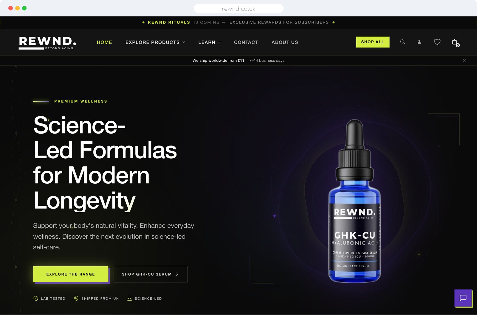 REwnd website built by SketchVolt — rewnd.co.uk